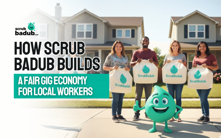 fair gig work Scrub Badub